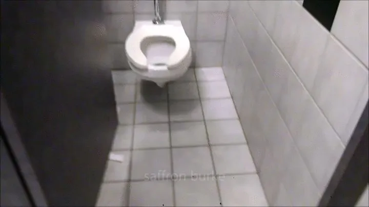 Constipated POV in Public Restroom