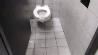 Constipated POV in Public Restroom