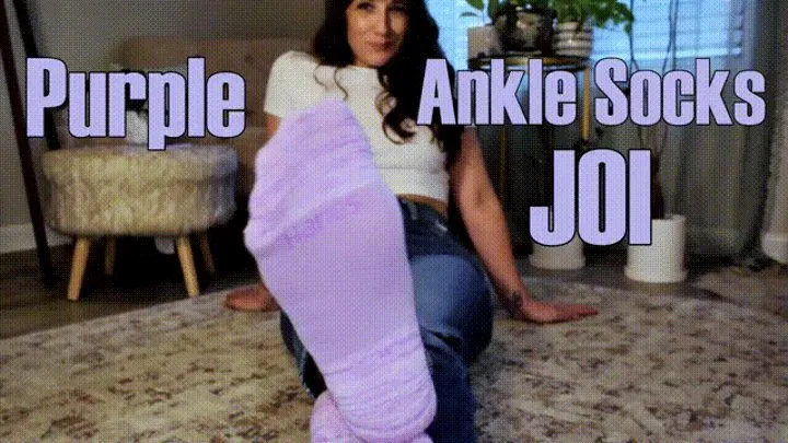 Purple Ankle Socks JOI