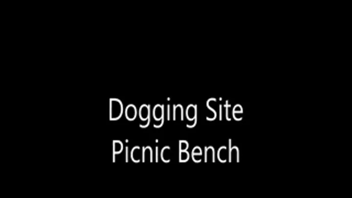 Girl Girl Doggin on picnic bench
