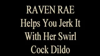 Raven Rae Swirled Glass Dildo JOI!