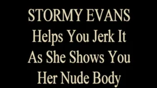 Amazing Stormy Evans Helps You Stroke Your Cock!