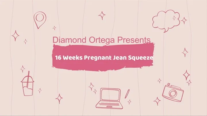 16 Weeks Pregnant Jean Squeeze