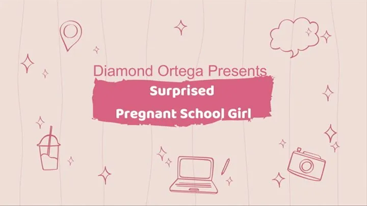 Surprised Pregnant School Girl