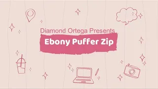 Ebony Puffer Zip
