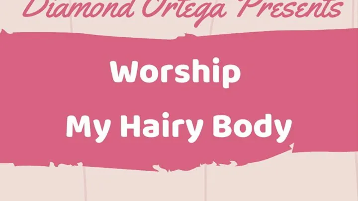 Worship My Hairy Ebony Body