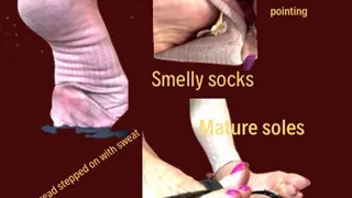 The Surprise in the Empress Bella sweaty workout sock Part1