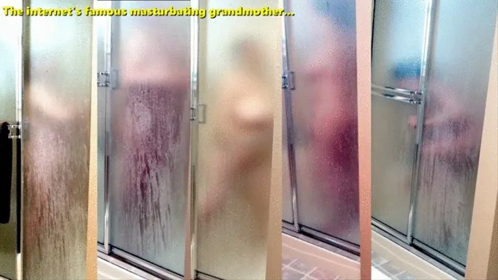 Horny Grandma is 66 and still rockin' the shower