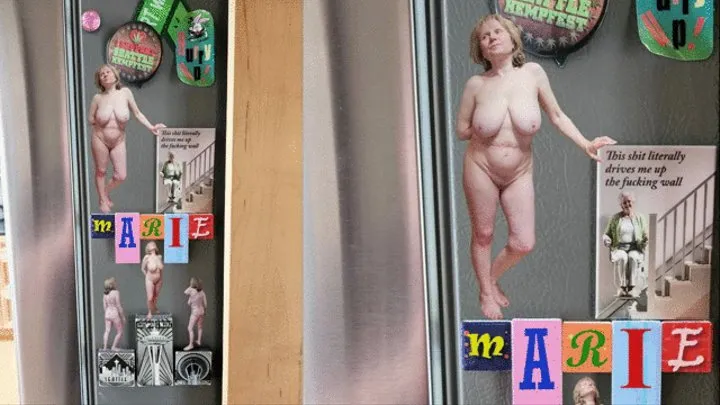 World's Sexiest Grandma naked in her kitchen again