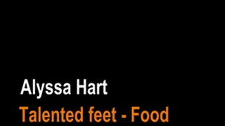 Alyssa Hart Foot Fetish picking up food