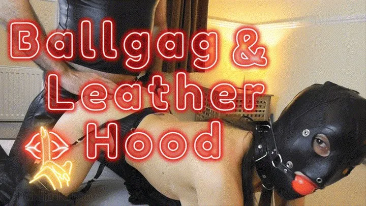 Leather Hood Suck, Lick and Fuck