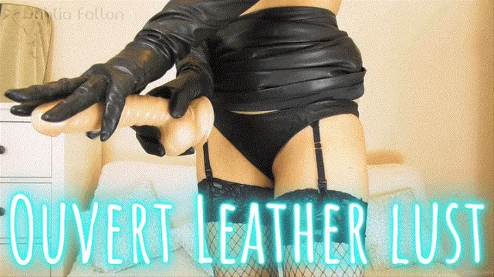 Ouvert Leather Lust With Gloves and Dildo