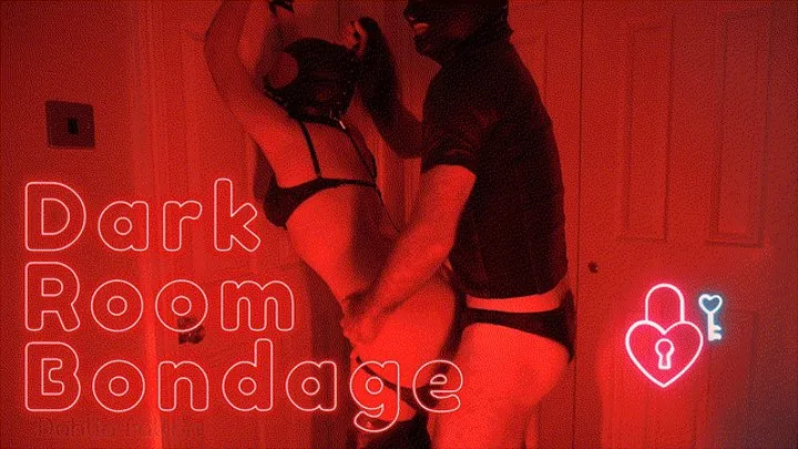 Dark Room Bondage Struggle & Fuck