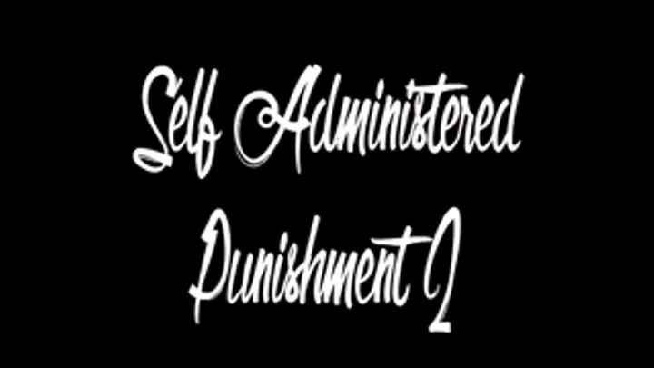 Self Administered Punishment 2 : Tit