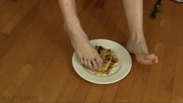 Food crush - Crushing your birthday meal with my big feet