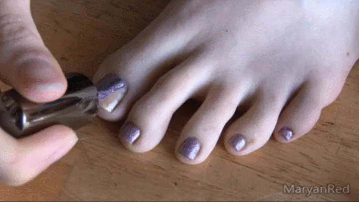 Toenail polishing