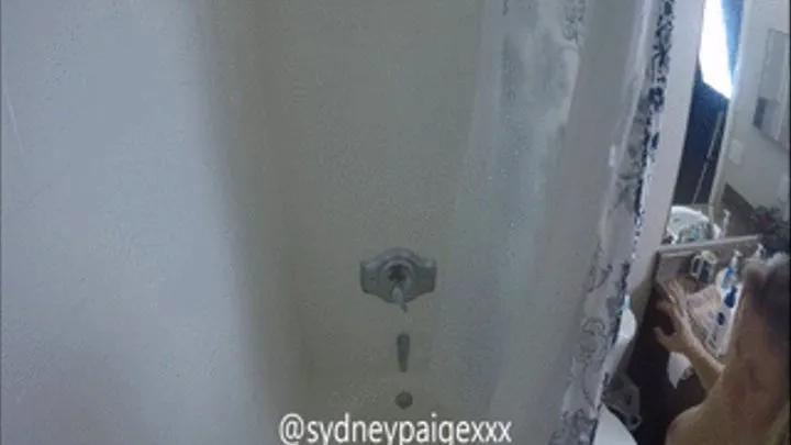 Sydney Paige is so dirty, watch her get clean!