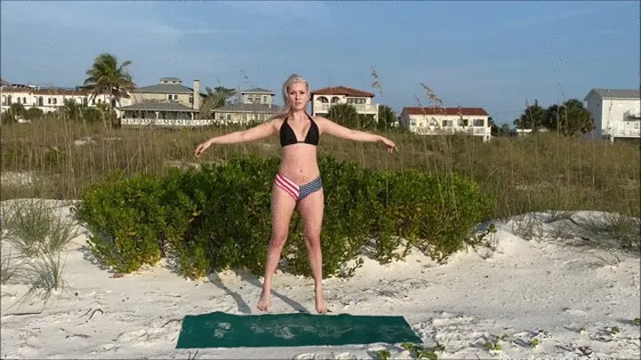 A short morning beach workout!