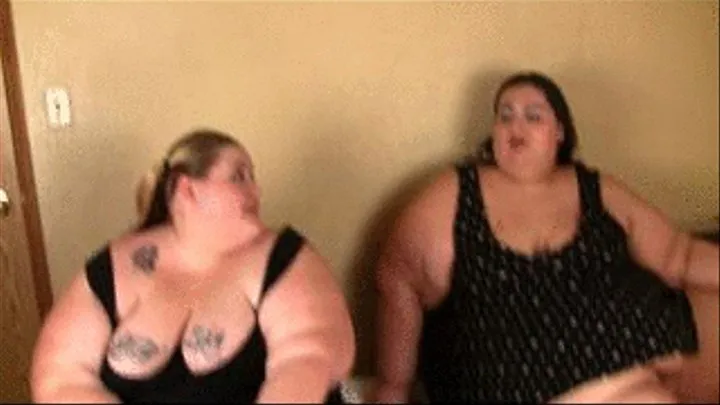 Ssbbw Applebomb And Ssbbw Airabella Smoke abd Smother skinny guy Max