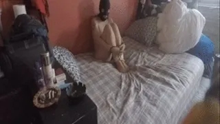 Hooded Bondage slave Fucked By Master