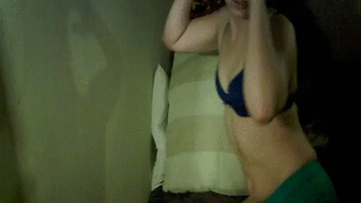 Lori Glimmer Striptease in Blue (old personal video)