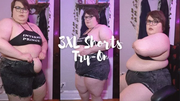 3XL Shorts Try-On