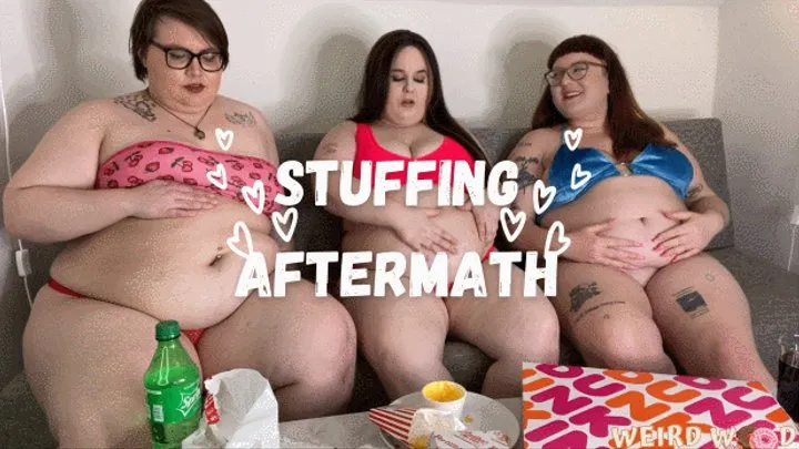 BBW's Stuffing Aftermath & Belly Play