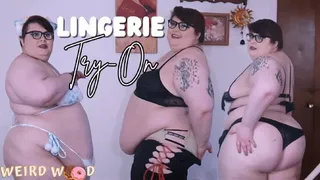 BBW Lingerie Try-On