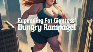 Expanding Fat Giantess' Hungry Rampage! (AUDIO)