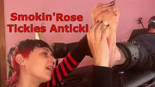 Smokin Rose Tickles Antickl - Bondage Male Tickling Feet Foot Tickling Blindfolded and Gagged Men Tickle Domination Long Fingernails Long Nails