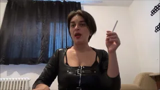 Mistress Roberta - Worship my high heels while i smoke pov