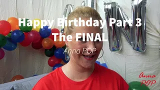 Last Happy Birthday Clip - Balloon BANG