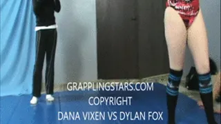 Dana Vixen vs Dylan Fox Cute Curvy Amatuer Fight GS52 MC