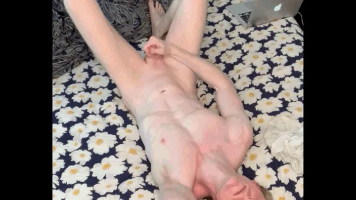 Showing off My Cock, Feet and Hole, Then Shooting a Big One