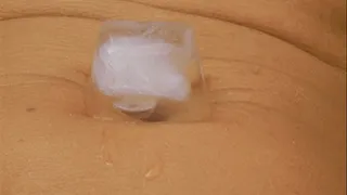 Ice cube belly button