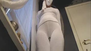 white mask thigh fucking