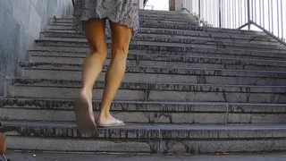 Upskirt and the woman