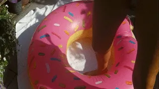 Masturbating on the donut