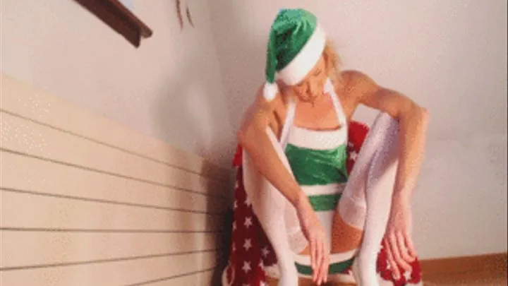 Santa's elf upskirt