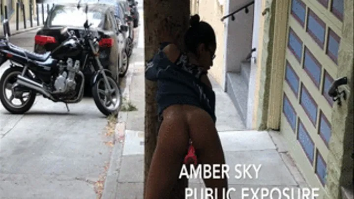 Amber Sky's Public Exposure San Francisco Pt2 Bonus: Tree Lover