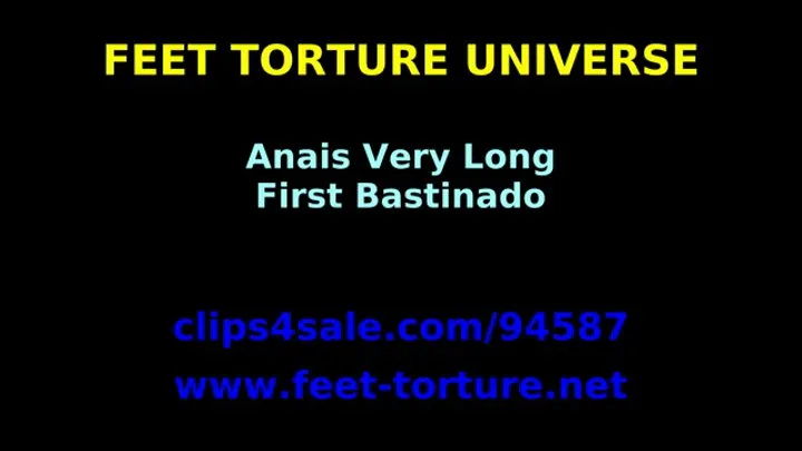 Anais 30 min-long First Bastinado part 1 of 4