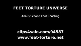 Anais Very Long Second Foot Roasting part 1 of 4