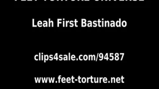 Leah's First Bastinado full video