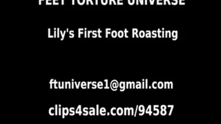 Lily's First Foot Roasting part 1