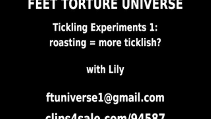 Tickling experiments I