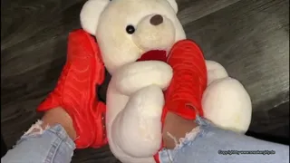 a soft toy must suffer under sweet red Nike TN