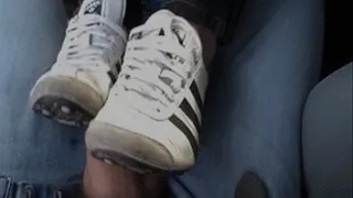 cock trample with Maja in adidas aditrack