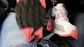 Marina cock trample and shoejob with nike airmax