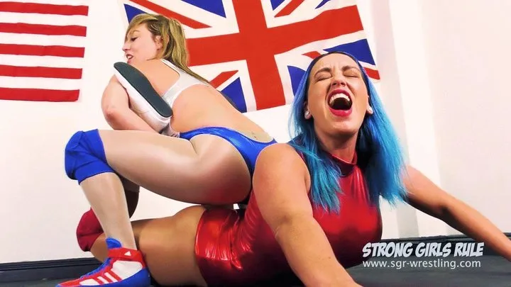 SGR0252 2for1 USA vs UK - Megan Jones vs Axa Jay & Goddess Anat vs Blaze