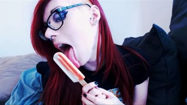 Licking My Lollipop with My Long Tongue (part 1 )